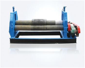 機械半(ban)自動三輥(gun)卷闆機